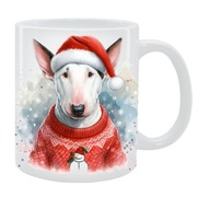 KUBEK BULTERIER BIAŁY, ŚWIĘTA, WYSYŁKA 24H