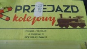 Zapora kolejowa. Polska produkcja ! Nie używana !