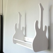 PÓŁKA NA WINO-BIAŁA-GITARA-IDEALNA NA PREZENT