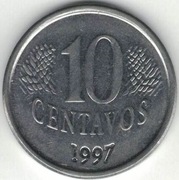 Brazylia 10 centavos 1997 - 22 mm