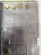 Monety w klaserze zagraniczne