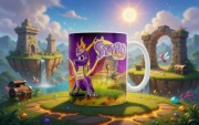 Spyro the Dragon 1 gra retro prezent dla gracza geeka playstation gadzet