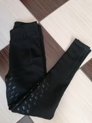 146/152cm legginsy dziecięce jeździeckie termiczne 