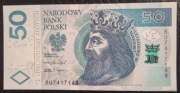 50 ZŁ KAZIMIERZ WIELKI 2017 r SERIA BU STAN UNC