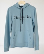 CHRISTIAN DIOR SWETEREK BLUZA NIEBIESKA DAMSKA NOWA METKI BAWEŁNA LOGO