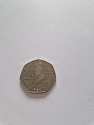 Moneta Wielka Brytania 2019 50 pensów Sherlock Holmes