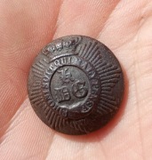 Guzik wojskowy XIX kawaleryjski Kings Dragoon Guards Regiment