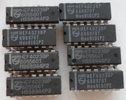 HEF4023BP HCF4023BE 4023 3 bramki NAND PHILIPS SGS