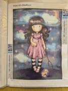 Haft diamentowy - dziewczynka XIII (gotowy)