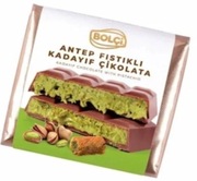 Czekolada dubajska mleczna z kremem pistacjowym  BOLCI 100 g