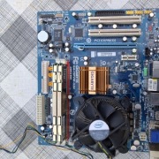 Płyta główna z procesorem, wentylator pamięć 8 gb   