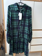 Sukienka nowa w kratę wiskoza rozmiar S