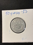 Moneta 50 groszy 1957