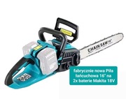 Piła pilarka łańcuchowa do baterii Makita 16" 35cm 2x18V bezszczotkowa