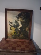 Kopia obrazu Stanisława Podkowińskiego pt."Szał uniesień "