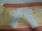 Spodenki w gumkę beżowe 3/4 damskie