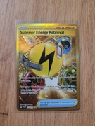 Karta Pokémon Paldea Evolved 277/193 Superior Energy Retrieval Gold Rare