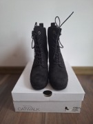 Botki czarne catwalk