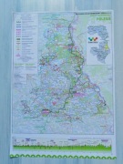 Mapa Wschodni Szlak Rowerowy Polesie.