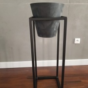 KWIETNIK METALOWY DONICA STOJAK NA KWIATY 80 cm