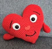 Szydełkowe serce- walentynki, dzień kobiet