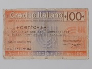 Wlochy kupon 100 Lire 6 . 9 .1976
