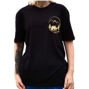 T-shirt z motywem górskim z bawełny organicznej, krój unisex