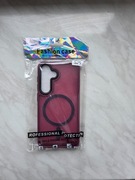 Samsung Galaxy S25 - Burgundowe etui magnetyczne