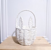 Wielkanoc koszyk święconka święta ozdobny kosz uszy zajac królik