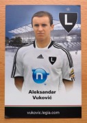 Oficjalna karta klubowa Legia Warszawa ALEKSANDAR VUKOVIĆ