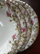 PRL Chodzież Iwona złota Róża oryginał talerze głębokie 4 sztuki