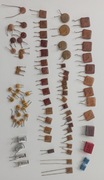 Kondensatory ceramiczne i inne 10nF mix zestaw 80 szt. demontaż 