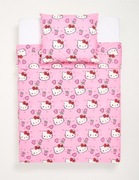 Pościel różowa Hello Kitty bawełniana 160x200
