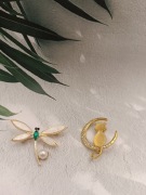 Broszki vintage duży wybór kot