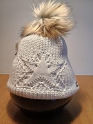 Czapka Zimowa Eisbar Chantal Lux Biała Pompon