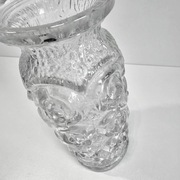 Wazon szklany "Róże", Huta Szkła Laura, PRL