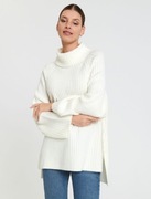 Sweter z golfem Sinsay kremowy nowy HIT (xs) 