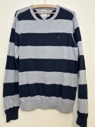 Sweter Tommy Hilfiger w paski XL