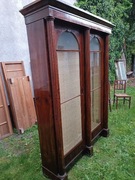 Stara biblioteka biedermeier 35 cm głębokość 