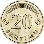 20 SANTIMU ŁOTEWSKIE