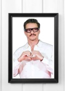 Plakat A4 kodak pedro pascal poster 