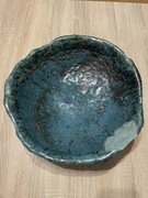 Duża Gliniana ręcznie malowana misa 