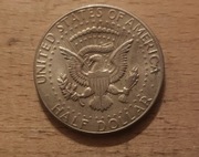 Amerykański srebrny Half dollar 1969 rok mennica  Denver 