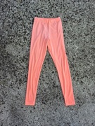 Ricca Fashion welurowe spodnie dresowe morela neon peach XS/S