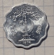 #1119 Pakistan 10 pajsa 1974 stan