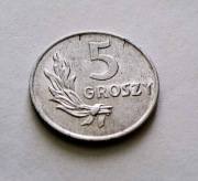 5 gr. 1949r. Aluminium.