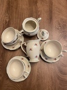 Serwis kawowy, herbaciany filiżanki PRL