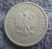 1 zł 1957 piękny stan