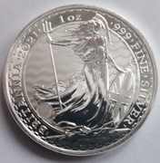 Britannia 2021 - 1 uncja srebra