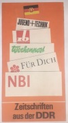Folder informacyjny „Zeitungen aus der DDR” („Gazety z NRD”)